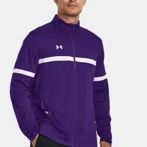Under Armour Men's Purple and White Performance Jacket